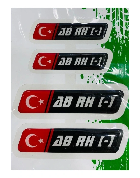 Kan Grubu Sticker Ab Rh Uyumlu