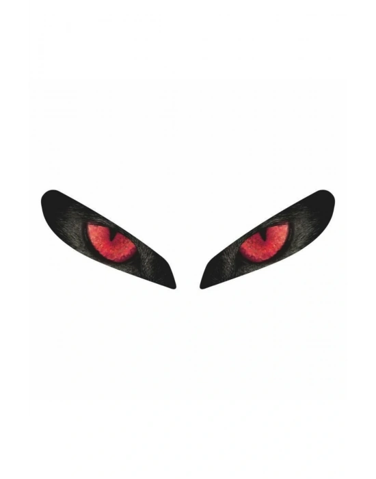 250 Sr 2020 - 2024 Uyumlu Far Sticker Kırmızı