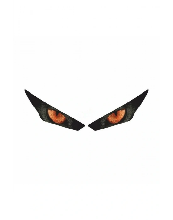 Rks R250 2023 - 2024 Uyumlu Far Sticker Turuncu Göz