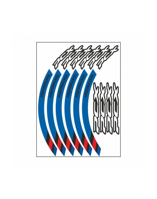 M Power Beyaz Pcx Uyumlu 1 Set Jant Şeridi