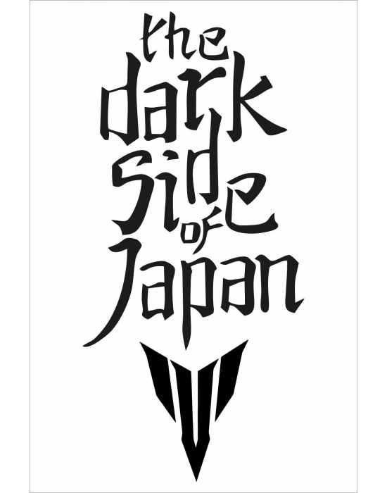 The Dark Side Of Japan Motor Sticker (10x23cm) Motorsiklet , Mt-07, Mt-25 Sticker