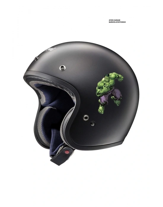 Yeşil Devhulk Araba, Motorsiklet, Kask, Laptop, Cam Sticker 17x11 Cm