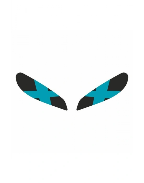 250 Sr 2020 - 2024 Uyumlu Far Sticker X Mavi