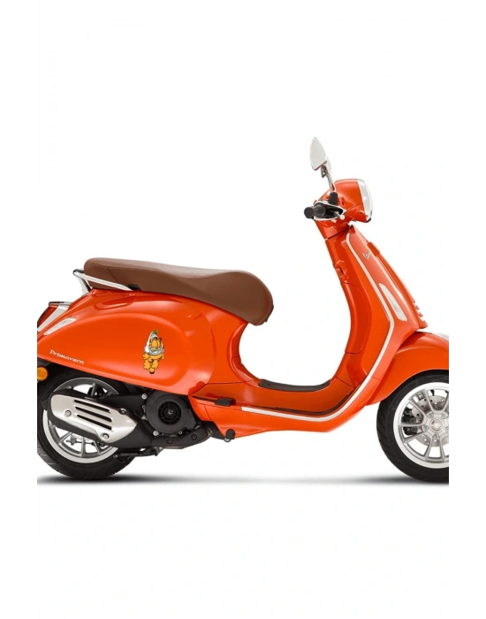 Tembel Garfield Araba, Motorsiklet, Kask, Laptop, Cam Sticker 14x9 Cm