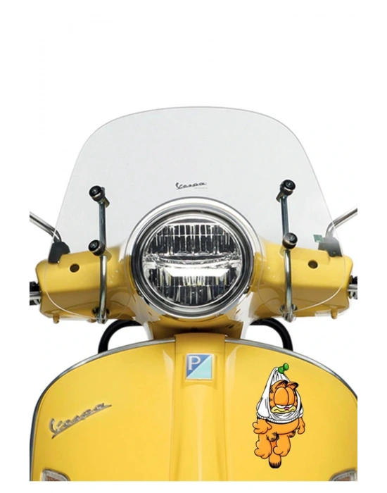 Tembel Garfield Araba, Motorsiklet, Kask, Laptop, Cam Sticker 14x9 Cm