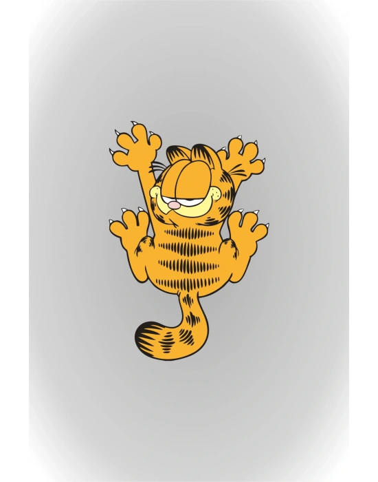 11 x 7 cm Garfield Sticker Motor Araba Kask Laptop Sticker