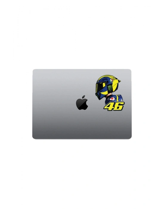 46 Motorsiklet Kask Laptop Ve Oto Sticker 13x11 Cm