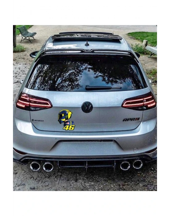 46 Motorsiklet Kask Laptop Ve Oto Sticker 13x11 Cm