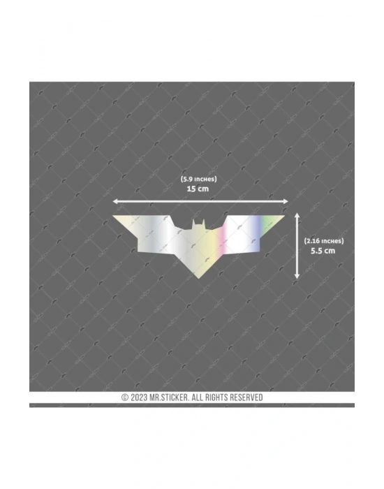 HLG3V2 Hologram Yarasa Etiketi