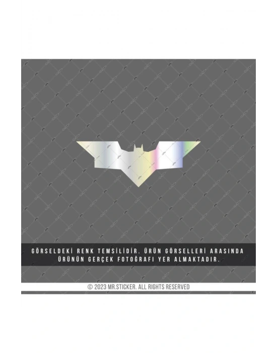 HLG3V2 Hologram Yarasa Etiketi