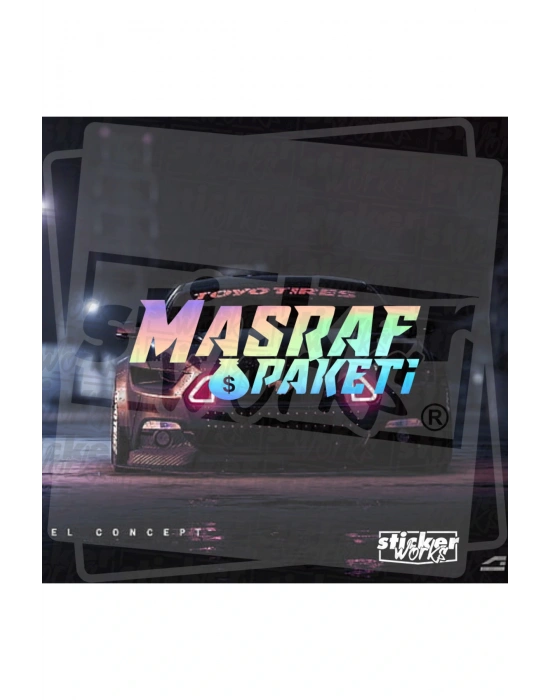 Masraf Paket Hologram Sticker