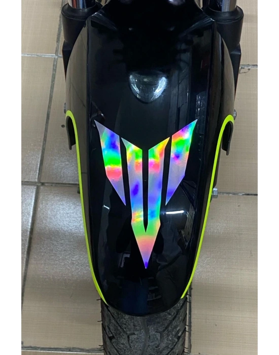 Motor için Dekoratif Sticker Hologram MT Etiket Uyumlu