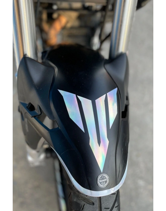 Motor için Dekoratif Sticker Hologram MT Etiket Uyumlu