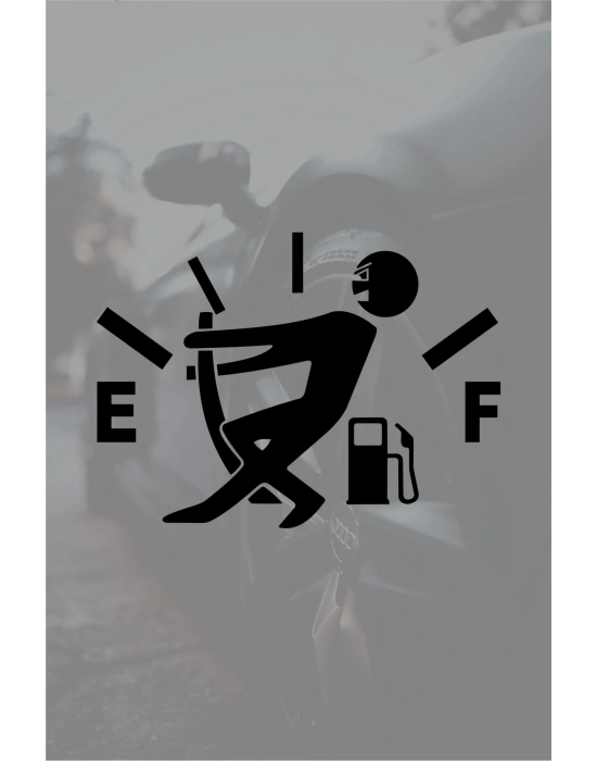 Siyah Araba Yakıt Deposu Kapağı Sticker Araba Sticker Oto Sticker