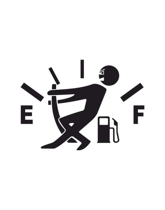 Siyah Araba Yakıt Deposu Kapağı Sticker Araba Sticker Oto Sticker