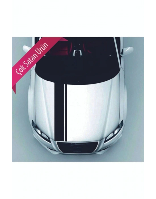 Master Desıgn Dennison Sticker Ön Kaput Siyah 068