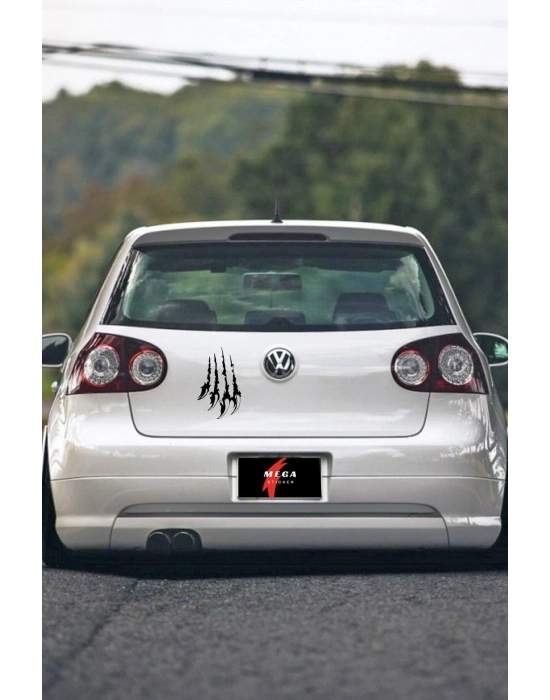 Kartal Pençesi Oto Sticker Araba, Motorsiklet, Kask, Laptop, Cam Sticker 16x10 Cm