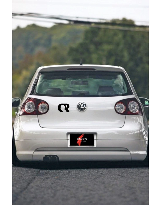 Cr7 Araba, Motorsiklet, Kask, Laptop, Cam Sticker 14x10 Cm