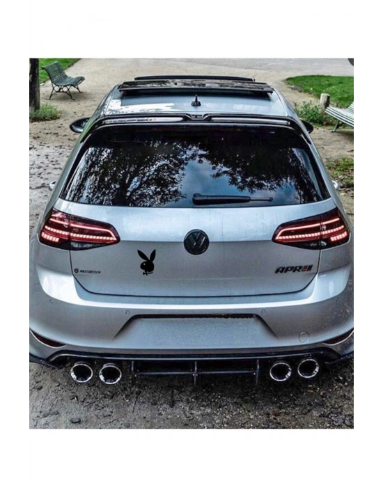 Playboy Oto Sticker Motorsiklet, Laptop, Kask, Araba Sticker 12x7 Cm