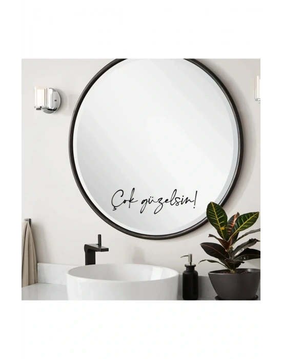 Çok Güzelsin Sticker Etiket