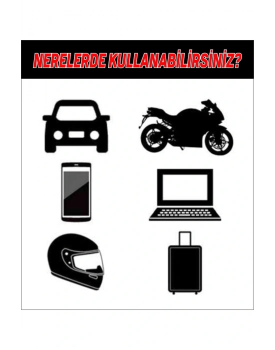 MT Uyumlu Sticker Logo 10x12 cm Sticker 2li Set