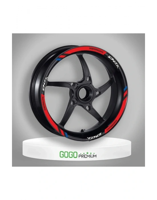 M POWER KIRMIZI HONDA DİO UYUMLU 1 SET JANT ŞERİDİ