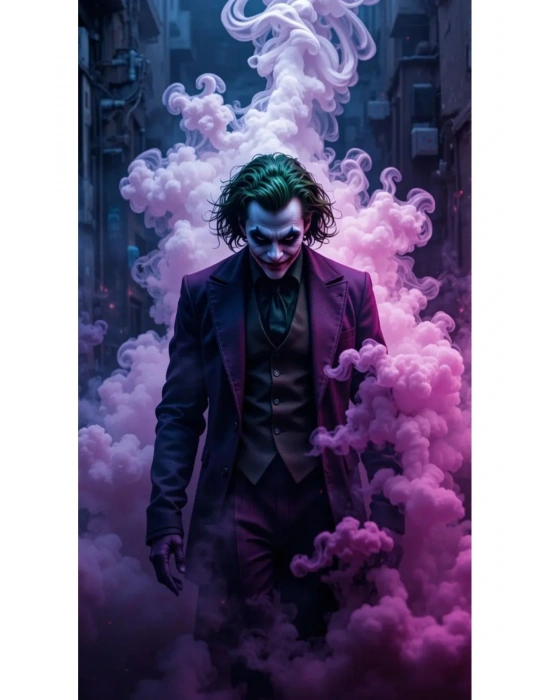 Araba Kapı Direk Kaplama Folyosu dumanlar içinden çıkan joker