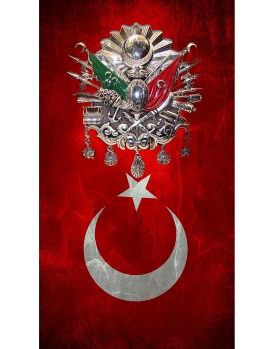 Araba Kapı Direk Kaplama Folyosu türk bayrağı osmanlı tuğrası