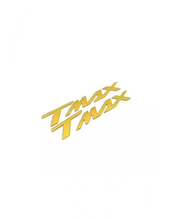 AMAHA TMAX UYUMLU SELE ALTI METAL YAZI SETİ GOLD