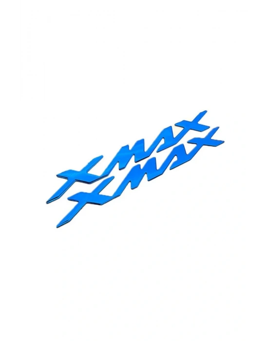 YAMAHA XMAX 2012 - 2025 UYUMLU SELE ALTI METAL YAZI SETİ MAVİ