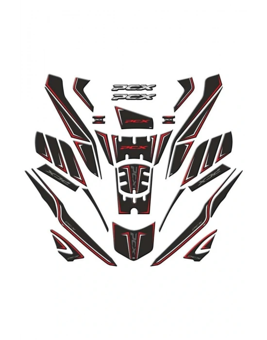 HONDA PCX 2025 UYUMLU TANK PAD SET 003