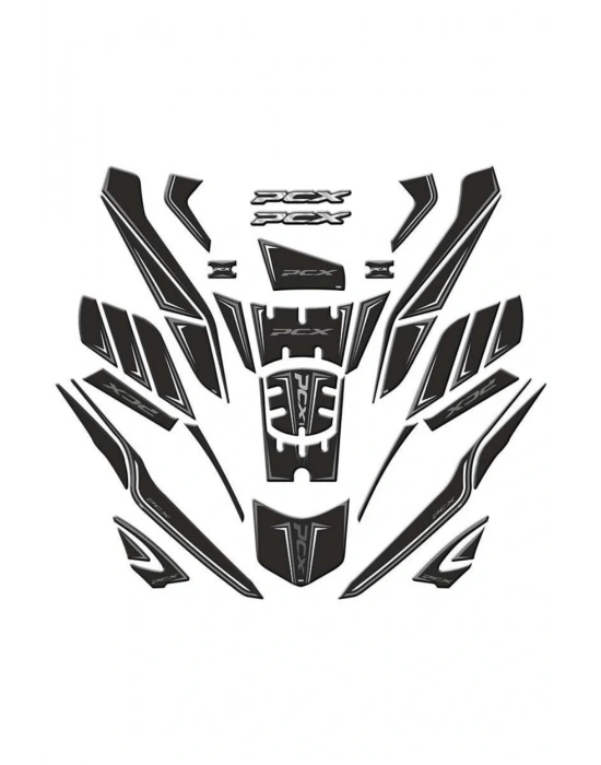 HONDA PCX 2025 UYUMLU TANK PAD SET 004