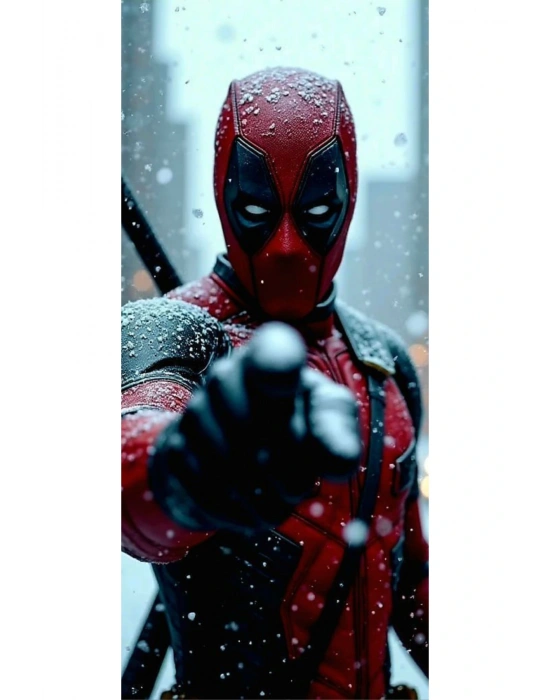 Araba Kapı Direk Kaplama Folyosu Deadpool