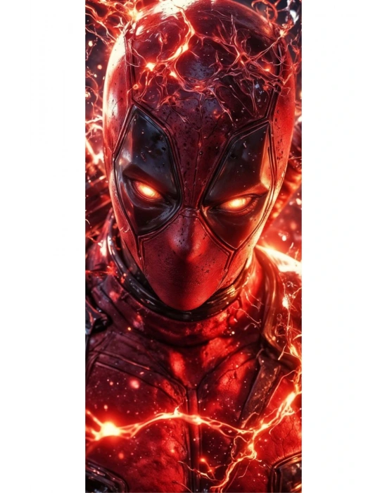 Araba Kapı Direk Kaplama Folyosu Deadpool