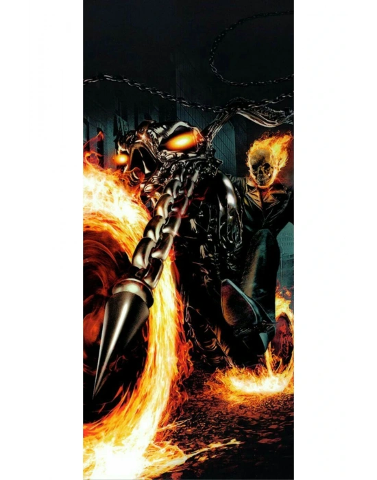 Araba Kapı Direk Kaplama Folyosu Ghost Rider