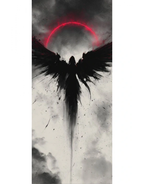 Araba Kapı Direk Kaplama Folyosu Siyah Melek