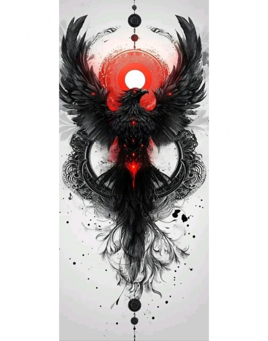 Araba Kapı Direk Kaplama Folyosu Anka Kuşu