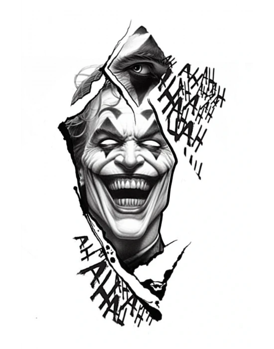 JOKER Kapı Direk Kaplama Folyosu BASKILI STİCKER Sağ-Sol 2 Adet 22*50 CM