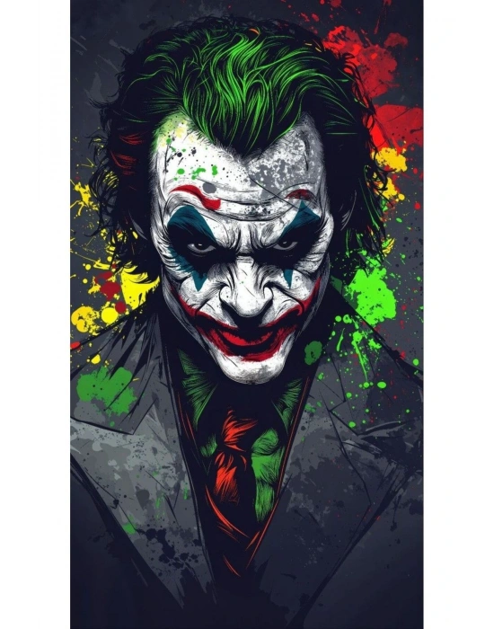 JOKER Kapı Direk Kaplama Folyosu BASKILI STİCKER Sağ-Sol 2 Adet 22*50 CM