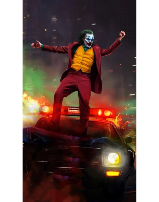 Joker Kapı Direk Kaplama Folyosu BASKILI STİCKER Sağ-Sol 2 Adet 22*50 CM