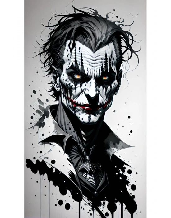 Joker Kapı Direk Kaplama Folyosu BASKILI STİCKER Sağ-Sol 2 Adet 22*50 CM