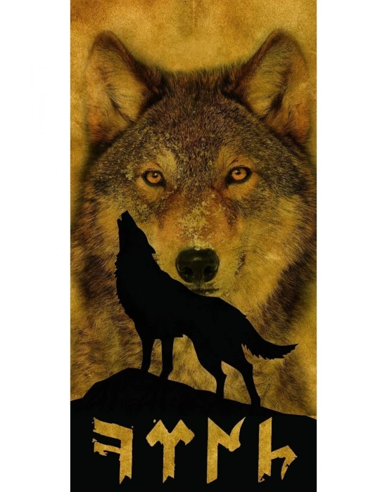 Kurt Kapı Direk Kaplama Folyosu BASKILI STİCKER Sağ-Sol 2 Adet 22*50 CM