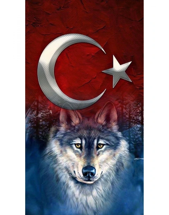 Kurt Kapı Direk Kaplama Folyosu BASKILI STİCKER Sağ-Sol 2 Adet 22*50 CM