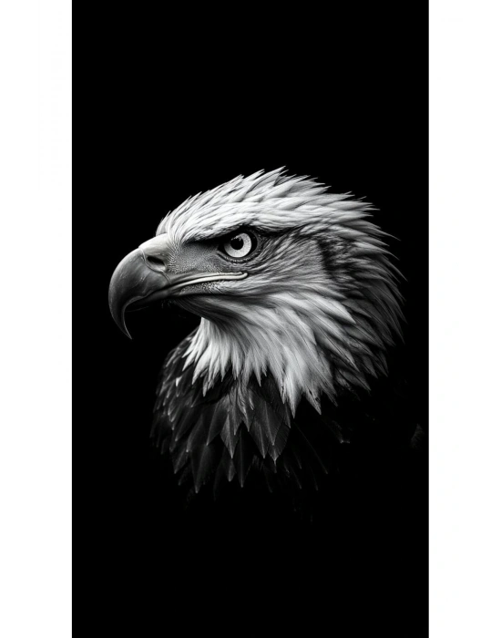 Kartal Kapı Direk Kaplama Folyosu BASKILI STİCKER Sağ-Sol 2 Adet 22*50 CM