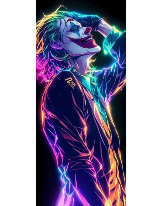 Joker Kapı Direk Kaplama Folyosu BASKILI STİCKER Sağ-Sol 2 Adet 22*50 CM