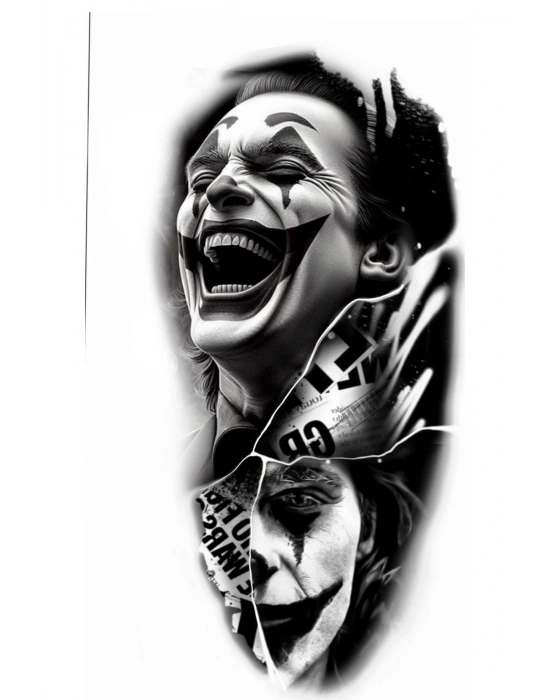 Joker Kapı Direk Kaplama Folyosu BASKILI STİCKER Sağ-Sol 2 Adet 22*50 CM