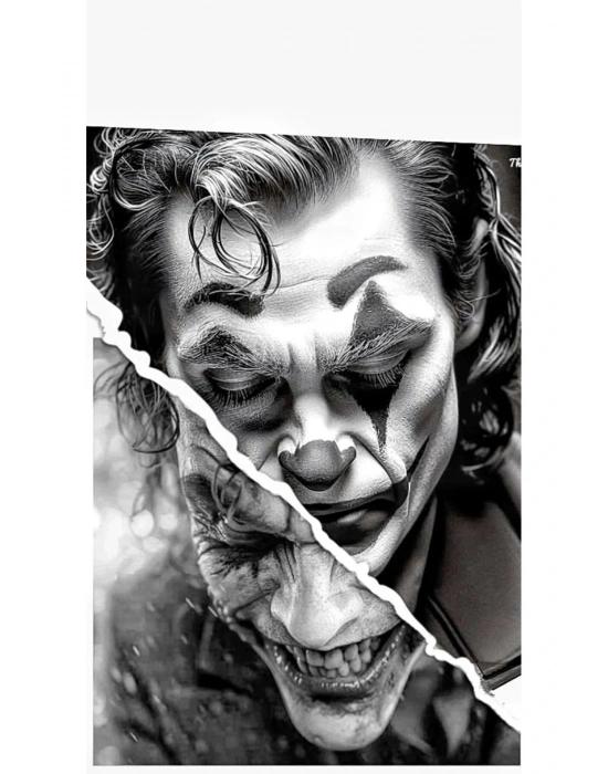 Joker Kapı Direk Kaplama Folyosu BASKILI STİCKER Sağ-Sol 2 Adet 22*50 CM