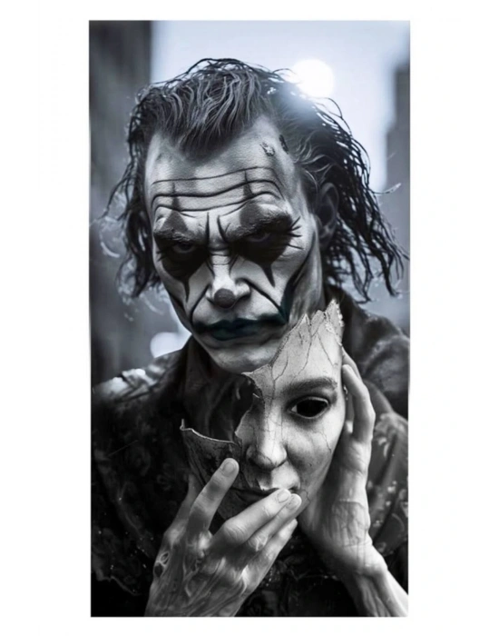 Joker Kapı Direk Kaplama Folyosu BASKILI STİCKER Sağ-Sol 2 Adet 22*50 CM