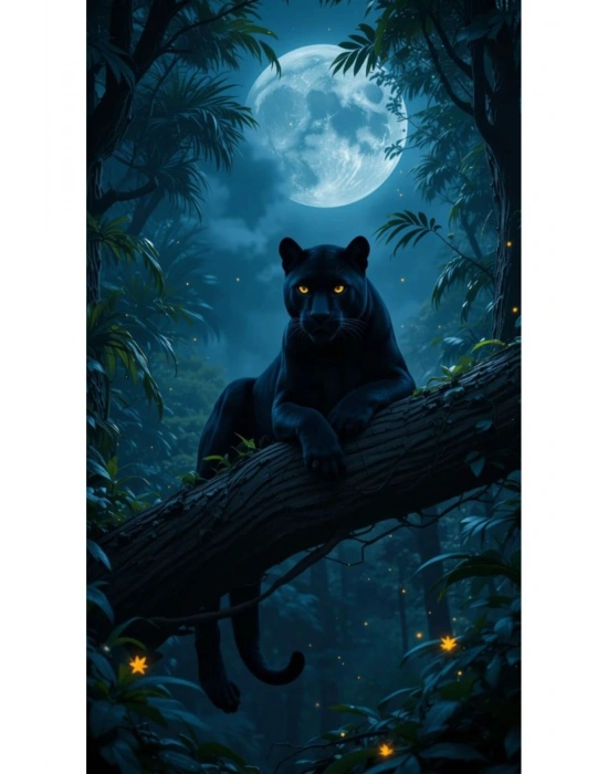 Panter Kapı Direk Kaplama Folyosu BASKILI STİCKER Sağ-Sol 2 Adet 22*50 CM