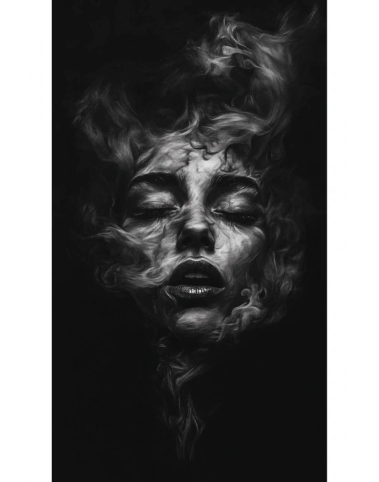 Kadın Kapı Direk Kaplama Folyosu BASKILI STİCKER Sağ-Sol 2 Adet 22*50 CM